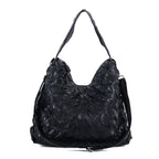 Genuine Leather Colorful Sheepskin Crossbody Tote Bag YF-801